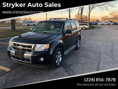 2011 Ford Escape for sale at Stryker Auto Sales in South Elgin IL