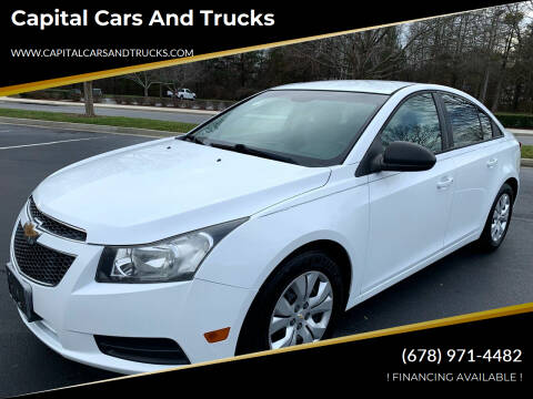 2013 Chevrolet Cruze for sale at Capital Cars and Trucks in Gainesville GA