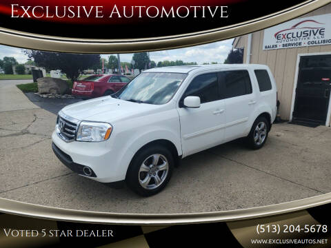 2012 Honda Pilot for sale at Exclusive Automotive in West Chester OH