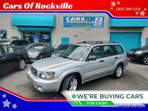 2003 Subaru Forester for sale at Cars Of Rockville in Rockville MD