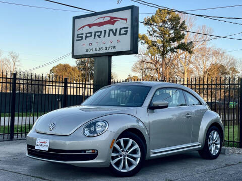 2014 Volkswagen Beetle for sale at Spring Motors in Spring TX