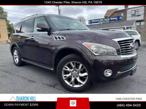 2014 Infiniti QX80 for sale at Sharon Hill Auto Sales LLC in Sharon Hill PA