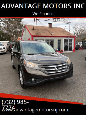 2014 Honda CR-V for sale at ADVANTAGE MOTORS INC in Edison NJ