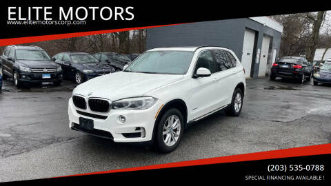 2014 BMW X5 for sale at ELITE MOTORS in West Haven CT
