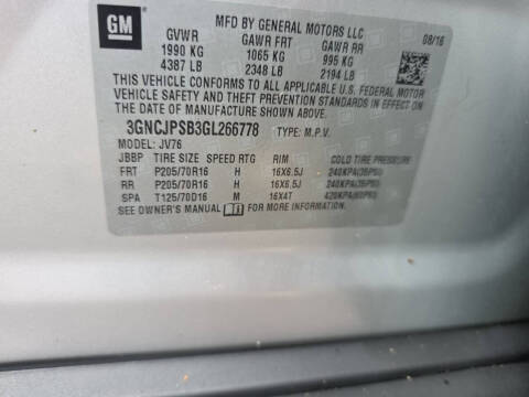 2016 Chevrolet Trax LT