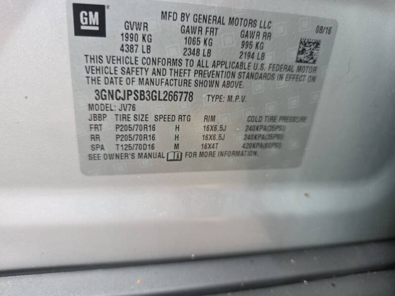 2016 Chevrolet Trax LT