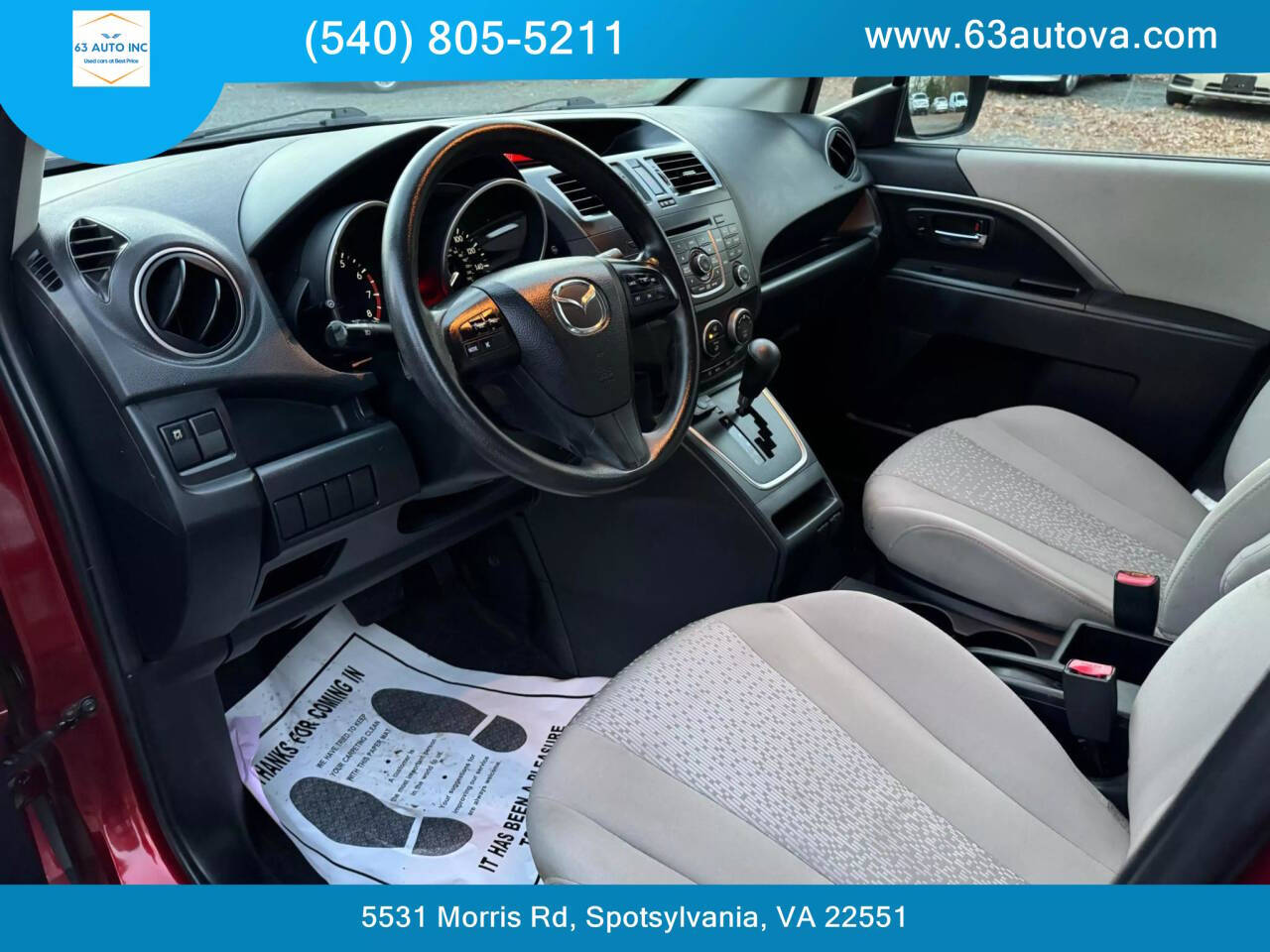 2012 Mazda Mazda5 for sale at 63 Auto Inc in Spotsylvania, VA