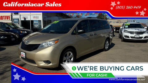 2014 Toyota Sienna for sale at Californiacar Sales in Santa Maria CA