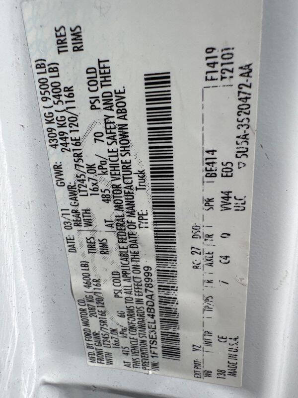 2011 Ford E-Series E-350 SD