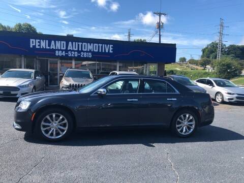 2018 Chrysler 300 for sale at Penland Automotive Group in Laurens SC