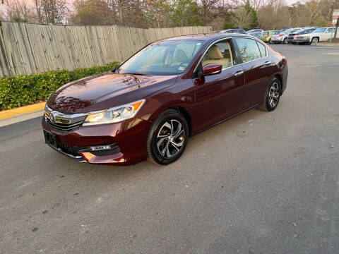 2017 Honda Accord for sale at Super Bee Auto in Chantilly VA