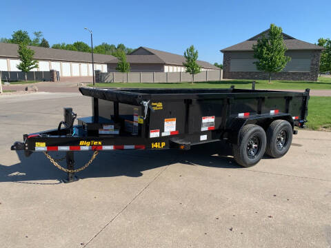 2023 Big Tex 14LP-14 Dump Trailer #0873 for sale at Prairie Wind Trailers, LLC in Harrisburg SD