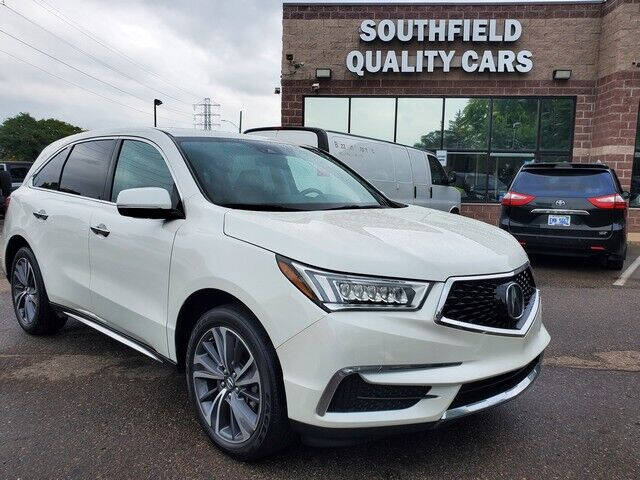 2019 Acura MDX for sale at SOUTHFIELD QUALITY CARS in Detroit MI