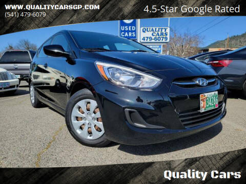 2016 Hyundai Accent for sale at Quality Cars in Grants Pass OR