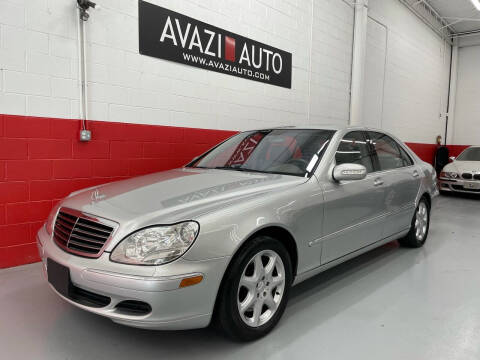 2003 Mercedes-Benz S-Class for sale at AVAZI AUTO GROUP LLC in Gaithersburg MD