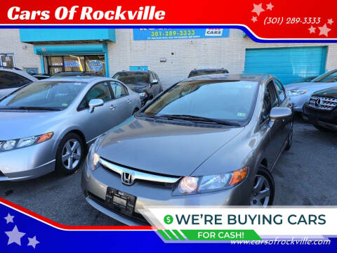2008 Honda Civic for sale at Cars Of Rockville in Rockville MD