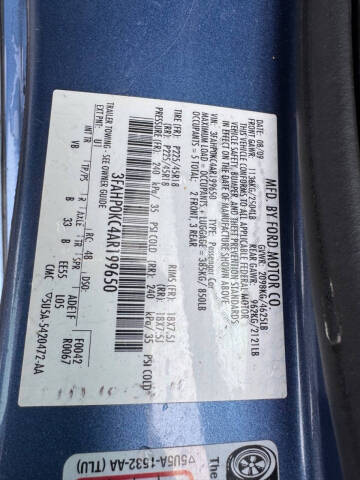 2010 Ford Fusion Sport