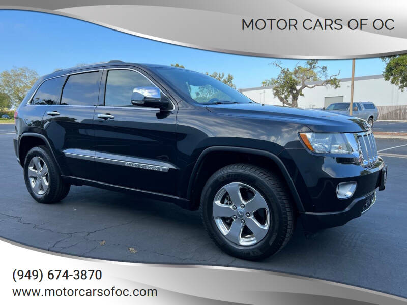 2012 Jeep Grand Cherokee for sale at Motor Cars of OC in Costa Mesa CA