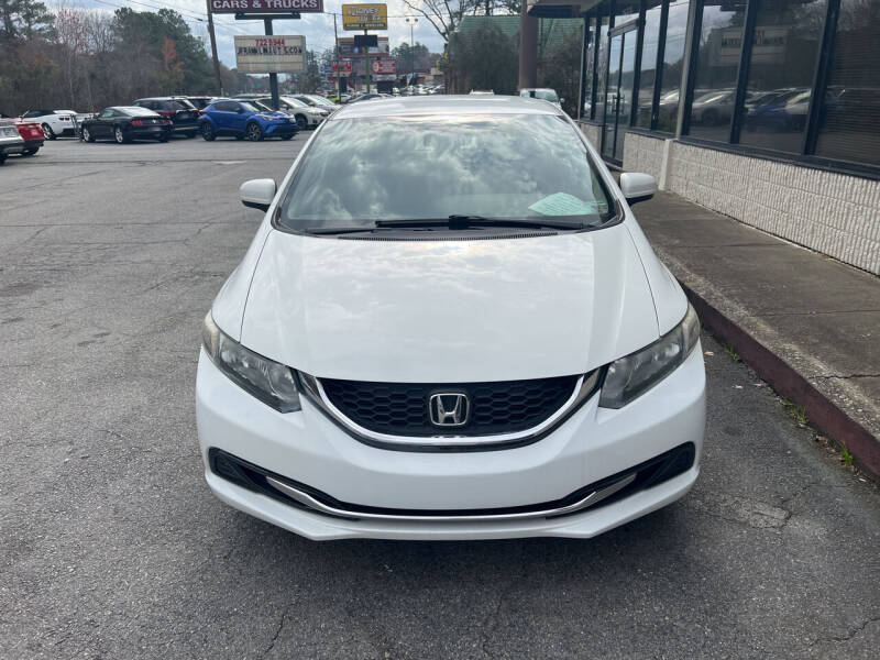 2015 Honda Civic for sale at J Franklin Auto Sales in Macon GA