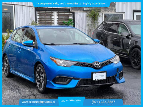 2017 Toyota Corolla iM for sale at CLEARPATHPRO AUTO in Milwaukie OR