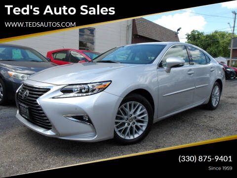 2018 Lexus ES 350 for sale at Ted's Auto Sales in Louisville OH