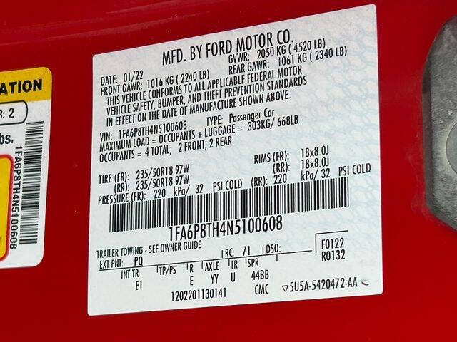 2022 Ford Mustang EcoBoost Premium