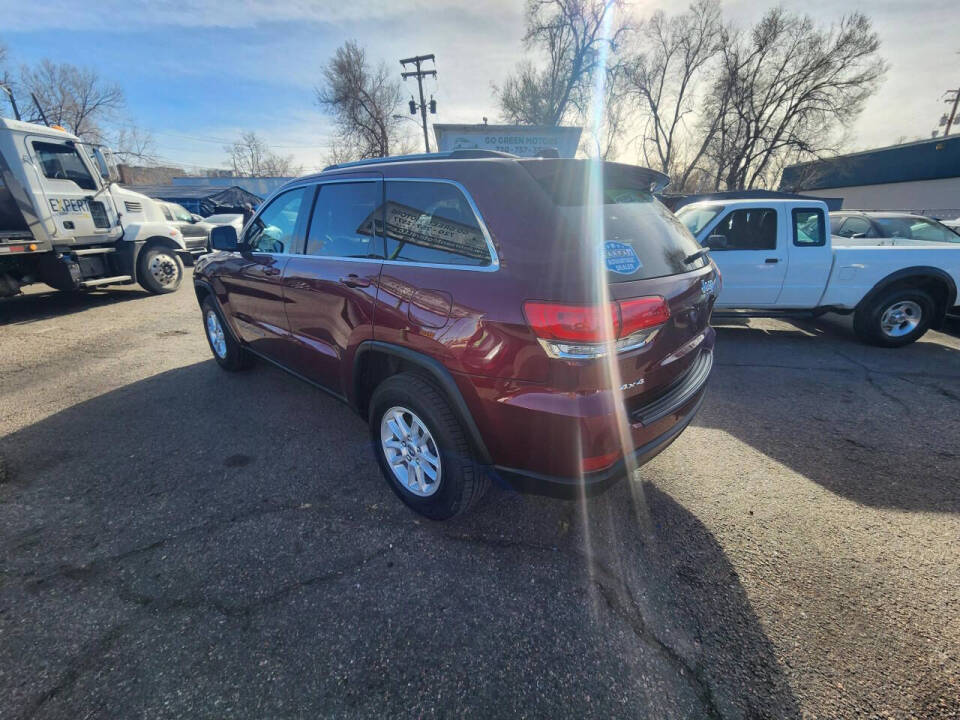 2018 Jeep Grand Cherokee for sale at GO GREEN MOTORS in Lakewood, CO