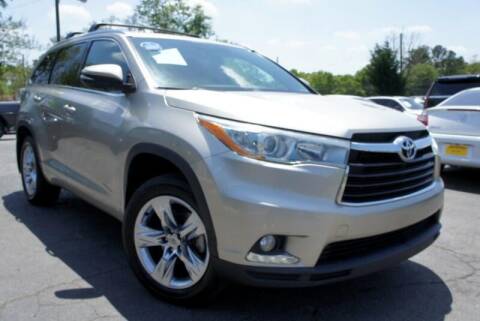 2014 Toyota Highlander for sale at CU Carfinders in Norcross GA