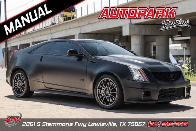 Black 2012 Cadillac CTS-V Base 2dr Coupe 1