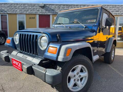 2002 Jeep Wrangler for sale at Superior Auto Sales, LLC in Wheat Ridge CO