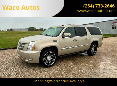 2012 Cadillac Escalade ESV for sale at Waco Autos in Lorena TX