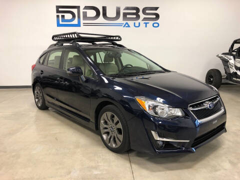 2015 Subaru Impreza for sale at DUBS AUTO LLC in Clearfield UT