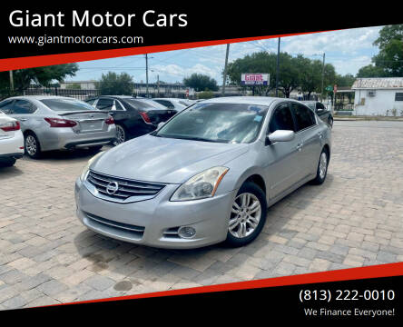 2012 Nissan Altima for sale at Giant Motor Cars in Tampa FL