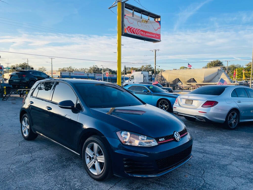 Blue 2017 Volkswagen Golf TSI Wolfsburg Edition TSI Wolfsburg Edition 4dr Hatchback 5M 1