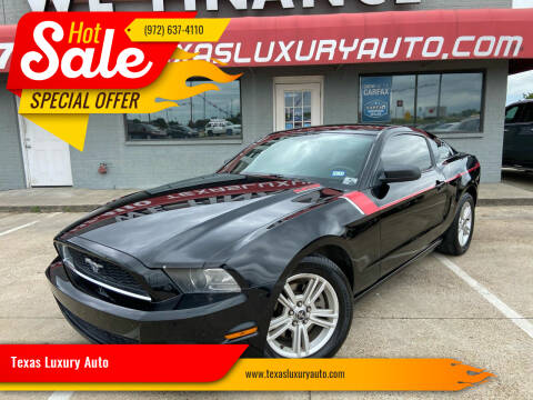 2014 Ford Mustang for sale at Texas Luxury Auto in Cedar Hill TX