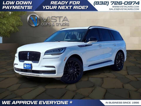 2022 Lincoln Aviator for sale at Vista Cars and Trucks in Houston TX