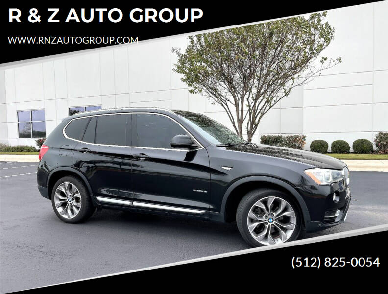 2017 BMW X3 for sale at R & Z AUTO GROUP in Austin TX