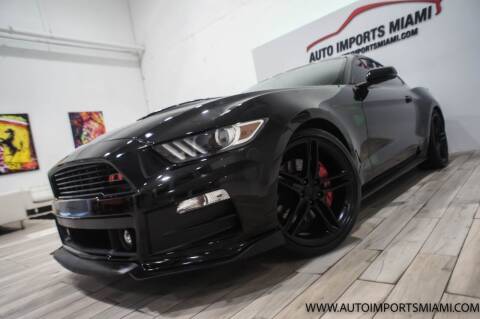 2016 Ford Mustang for sale at AUTO IMPORTS MIAMI in Fort Lauderdale FL