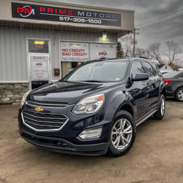 2016 Chevrolet Equinox for sale at Prime Motors in Lansing MI