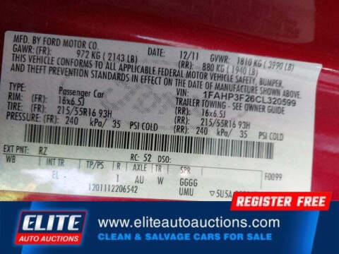 2012 Ford Focus SE