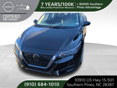2020 Nissan Sentra for sale at PHIL SMITH AUTOMOTIVE GROUP - Pinehurst Nissan Kia in Southern Pines NC