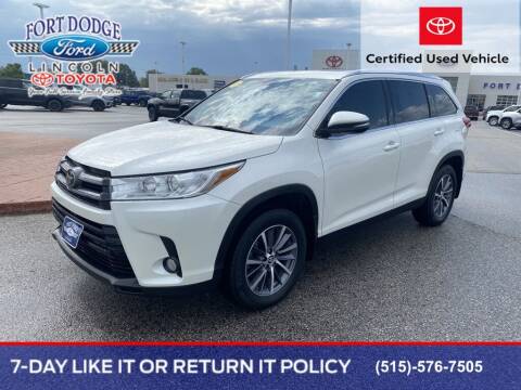 2019 Toyota Highlander for sale at Fort Dodge Ford Lincoln Toyota in Fort Dodge IA