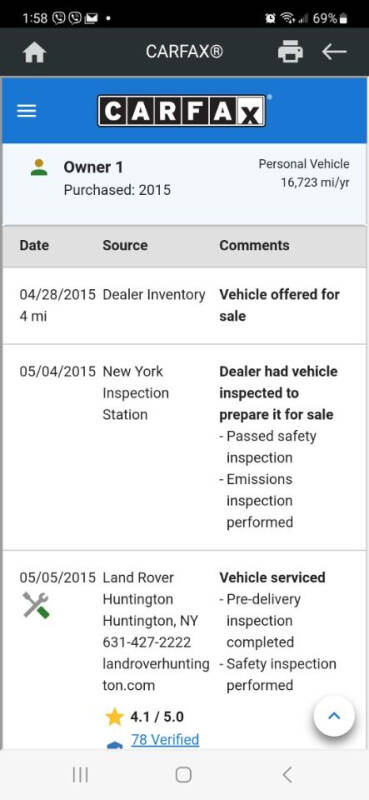 2015 Land Rover Range Rover Sport Supercharged