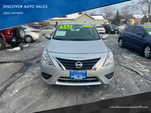 2016 Nissan Versa for sale at DISCOVER AUTO SALES in Racine WI