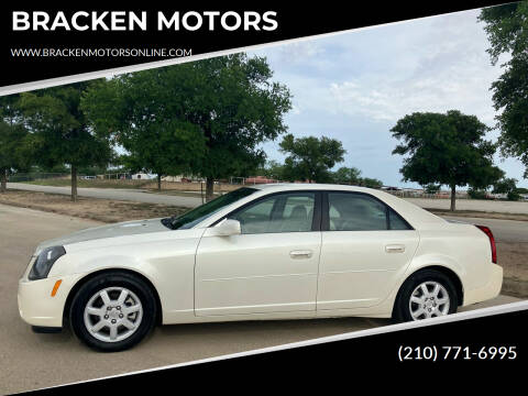 2005 Cadillac CTS for sale at BRACKEN MOTORS in San Antonio TX