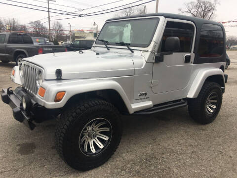 2003 Jeep Wrangler for sale at Antique Motors in Plymouth IN