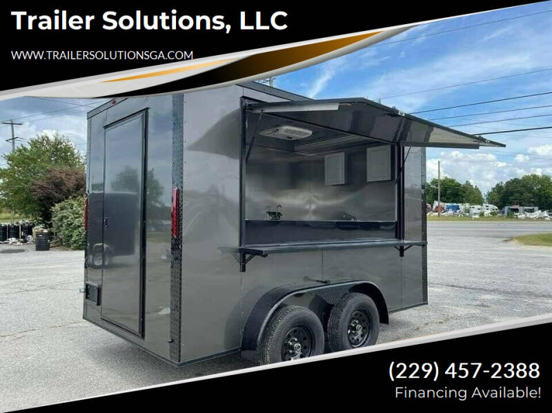 2025 7x12 Tandem Axle 7x12 TA Concession Trailer for sale at Trailer Solutions, LLC in Fitzgerald GA