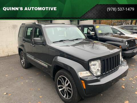 2011 Jeep Liberty for sale at QUINN'S AUTOMOTIVE in Leominster MA