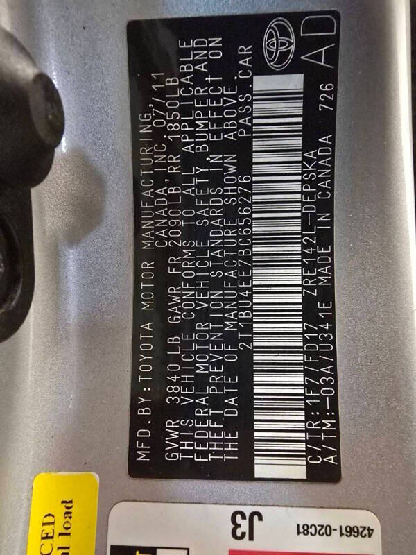 2011 Toyota Corolla S