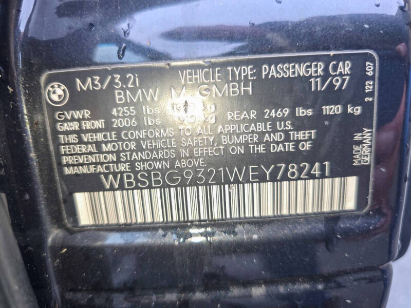 1998 BMW M3